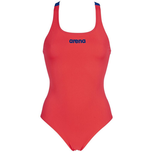 arena Solid Swim Pro Jednoczęściowy strój kąpielowy Kobiety, czerwony