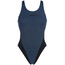 arena Solid Swim Tech High One Piece Swimsuit Women shark/black