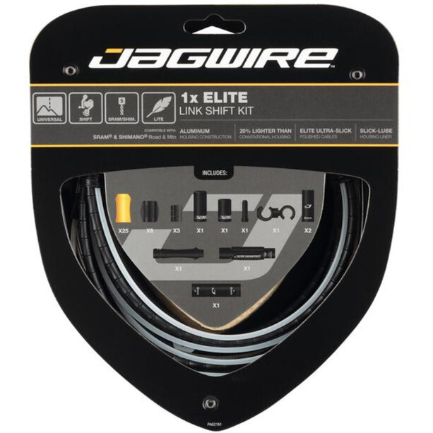 Jagwire 1X Elite Link Schakelkabel Set, zwart