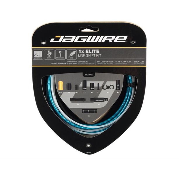 Jagwire 1X Elite Link Set Cable Cambio, azul