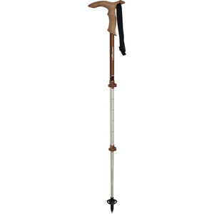 Komperdell Walker Powerlock Compact Trekking Pole brown/silver brown/silver