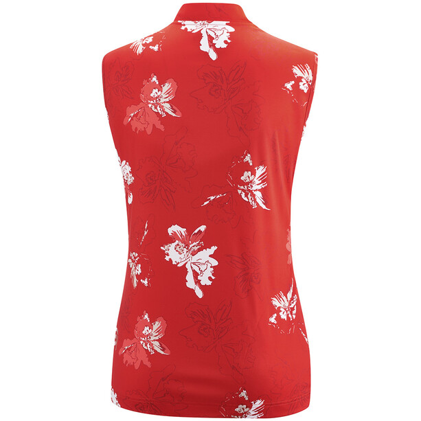 Gonso Dordona T-shirt de cyclisme sans manches avec zip pectoral Femme, rouge