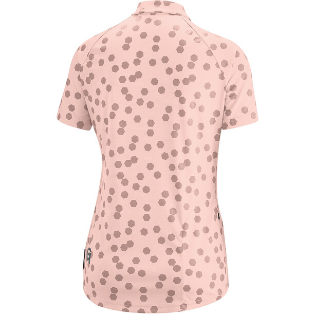 Gonso Lilo T-shirt de cyclisme avec zip pectoral Femme, rose