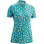Gonso Lilo T-shirt de cyclisme avec zip pectoral Femme, turquoise
