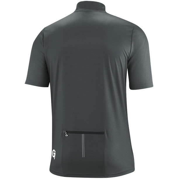 Gonso Ripo T-shirt de cyclisme avec zip pectoral Homme, gris