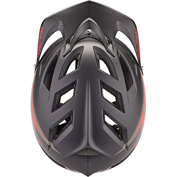 Troy Lee Designs A1 MIPS Helm, rood/zwart