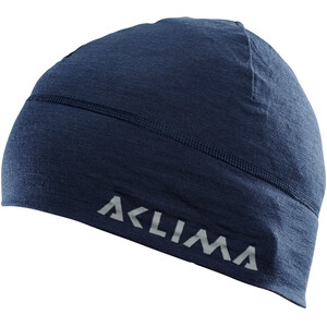 Aclima LightWool Muts met klep, blauw blauw