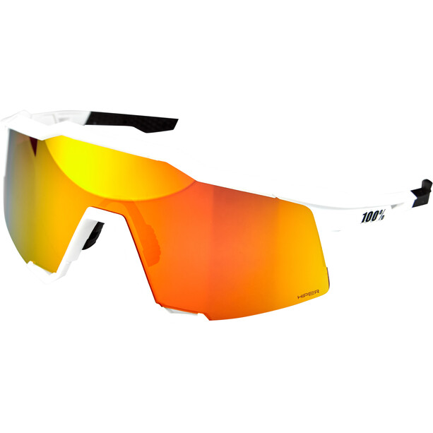 100% Speedcraft Glasses Tall off white hiper red/HD multilayer/hiper