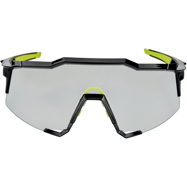 100% Speedcraft Gafas Alta, negro/transparente