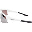 100% Speedcraft Glasses Small matte white hiper silver/HD multilayer mirror
