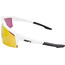 100% Speedcraft Glasses Small soft tact off white hiper red/HD multilayer mirror