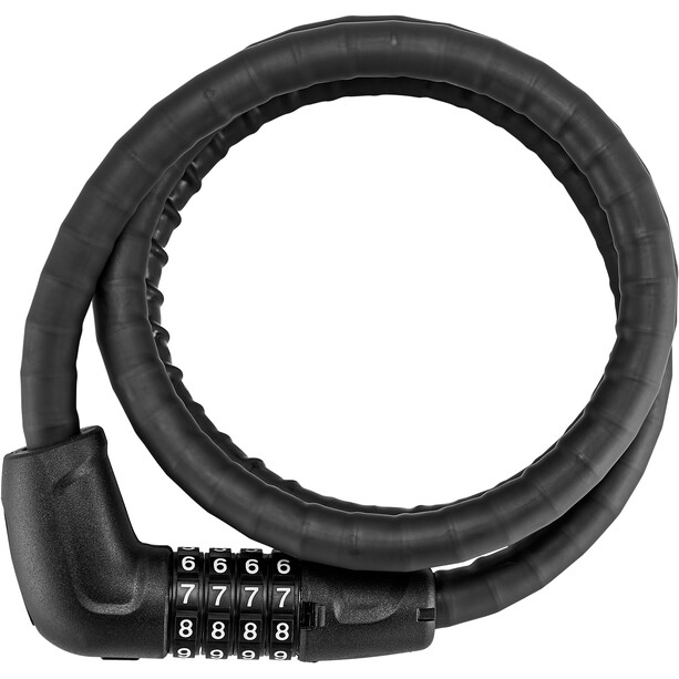 ABUS Tresor 6615C/120/15 SCLL Zapięcie kablowe spiralne, czarny