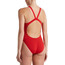 Nike Swim Hydrastrong Solids Traje Baño Una Pieza Fastback Mujer, rojo