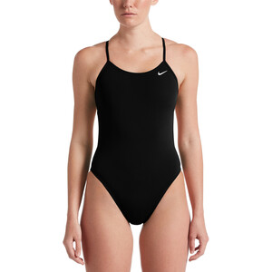 Nike Swim Hydrastrong Solids Cut Out One Piece Swimsuit Dam svart svart