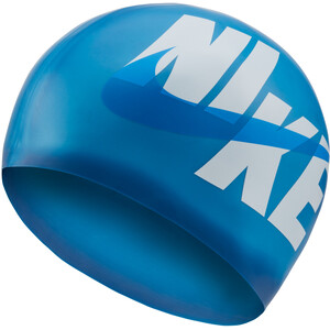 Nike Swim Logo Gorro de silicona, azul azul
