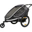 Hamax Outback Bike Trailer incl. Bicycle Arm & Stroller Wheel grey