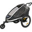 Hamax Outback One Bike Trailer incl. Bicycle Arm & Stroller Wheel grey