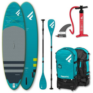 Fanatic Fly Air/Pure Pack Tabla SUP 9'8" Tabla Stand Up Inflable con Pala y Bomba 