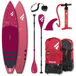 Fanatic Diamond Air Touring Pack Tabla SUP 11'6"x31"Tabla Stand Up Inflable con Pala y Bomba 