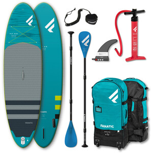 Fanatic Fly Air Premium/Pure Pack Tabla SUP 10'4" Tabla Stand Up Inflable con Pala y Bomba 