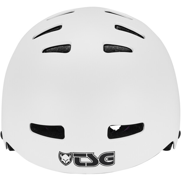 TSG Evolution Solid Color Helmet Youth satin white