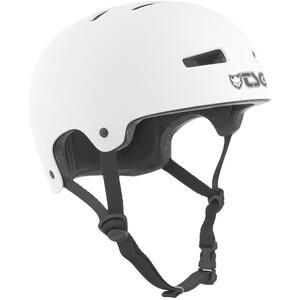 TSG Evolution Solid Color Helm Jugend weiß/schwarz weiß/schwarz