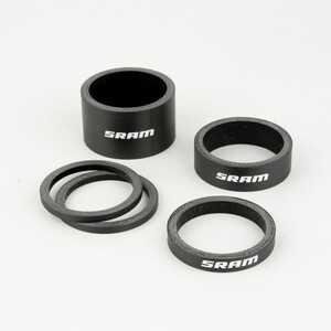 SRAM Steuersatz Spacer Set UD Carbon schwarz/weiß schwarz/weiß