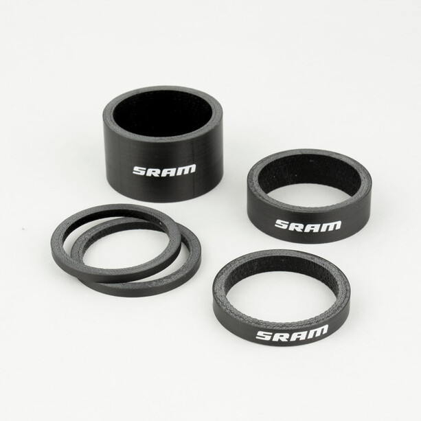 SRAM Steuersatz Spacer Set UD Carbon schwarz/weiß