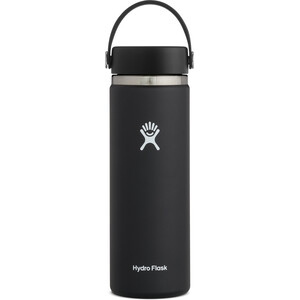 Hydro Flask Wide Mouth Flasche mit Flex Deckel 591ml schwarz schwarz