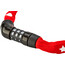 ABUS Steel-O-Chain 4804C/75 Symbols Antifurto con lucchetto, rosso/bianco