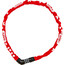 ABUS Steel-O-Chain 4804C/75 Symbols Antifurto con lucchetto, rosso/bianco