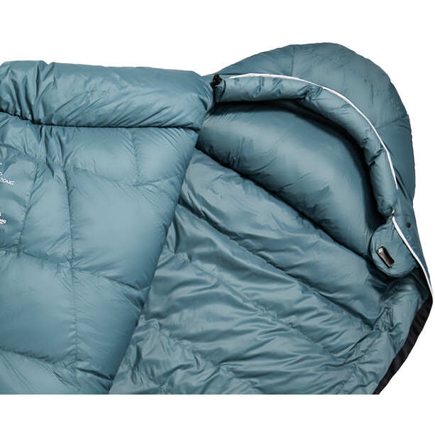 Grüezi-Bag Biopod Down Hybrid Ice Cold 200 Sleeping Bag platin grey