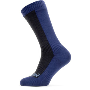 Sealskinz Waterproof Cold Weather Mid Socks blå blå