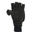 Sealskinz Windproof Cold Weather Convertible Mitt Gloves olive green/black