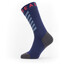 Sealskinz Waterproof Warm Weather Mid Socks with Hydrostop navy blue/grey/red