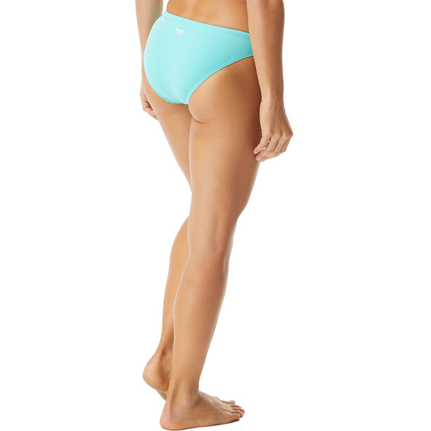 TYR Solid Classic Bas de bikini Femme, turquoise