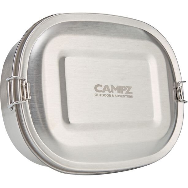CAMPZ Lunchlåda i rostfritt stål M 850ml silver