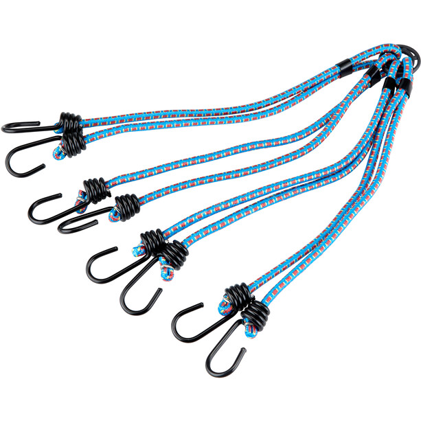 CAMPZ Eight-Hook Sangle avec cadenas pour bagages, bleu