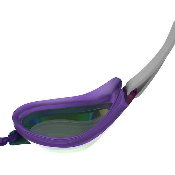 speedo Fastskin Speedsocket 2 Mirror Goggles, wit/violet