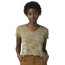 Prana Foundation Kurzarm V-Ausschnitt Shirt Damen oliv