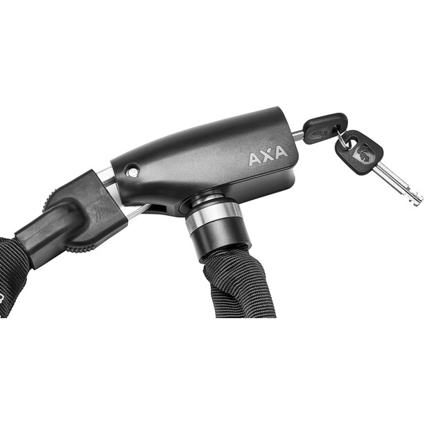 Axa Absolute 8 Antifurto Con Lucchetto Ø8mm 110cm, nero