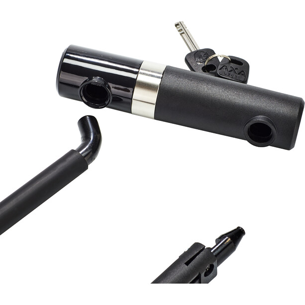 Axa Newton Mini Pro Candado en U Ø16mm 14cm incl. Cable