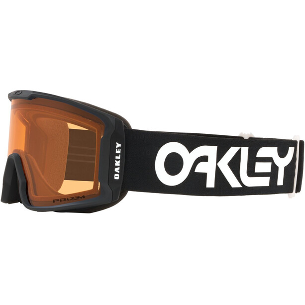 Oakley Line Miner XL Lunettes de ski Homme, noir/orange