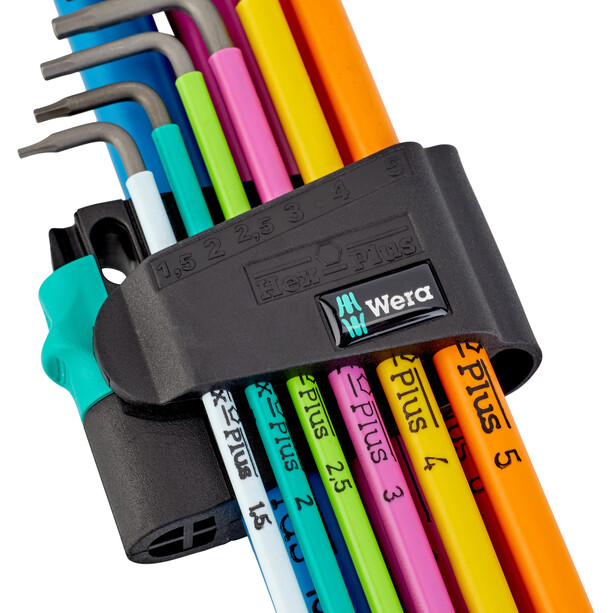 Wera 950 Hex-Plus Multicolour 1 L-Key Set with 9 Pieces 