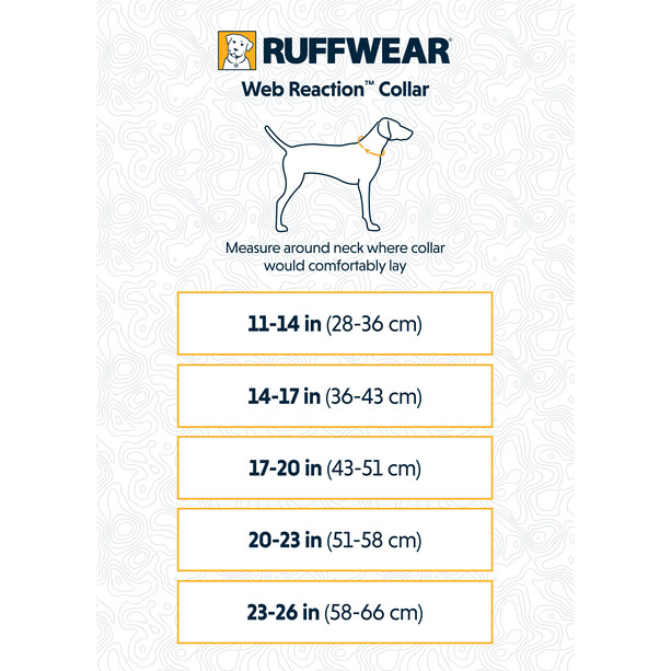 Ruffwear Web Reaction Halsband blau/rot