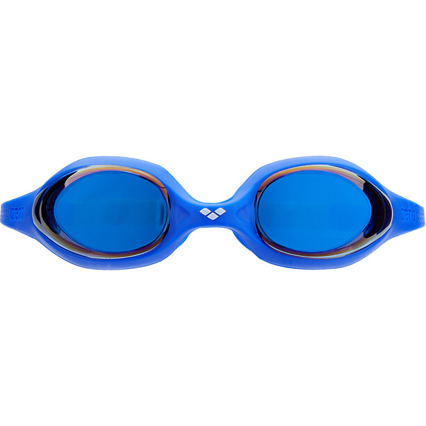 arena Spider Mirror Goggles Kinderen, blauw/geel