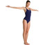 arena Solid Swim Pro Jednoczęściowy strój kąpielowy Kobiety, niebieski