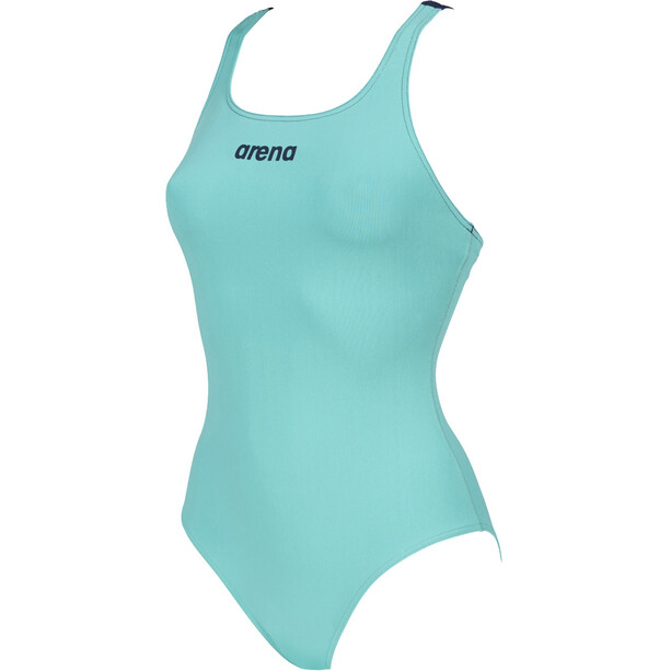arena Solid Swim Pro Jednoczęściowy strój kąpielowy Kobiety, zielony