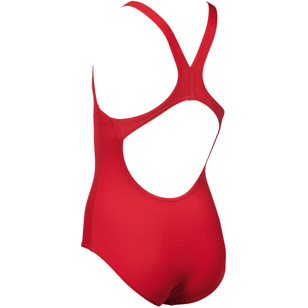 arena Solid Swim Pro Costume Da Bagno Intero Ragazza, rosso