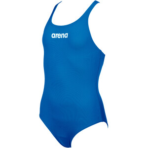 arena Solid Swim Pro Baddräkt Flickor blå blå